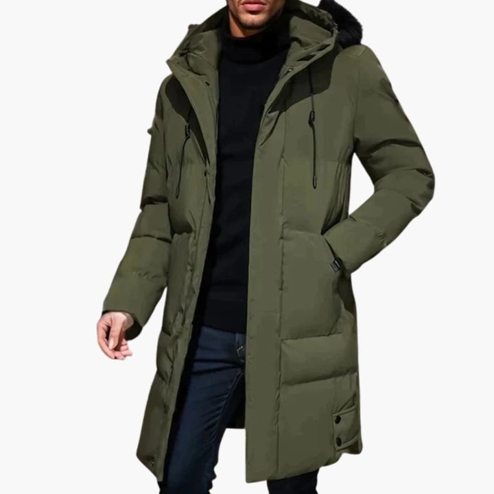 Herren Parka mit Kapuze