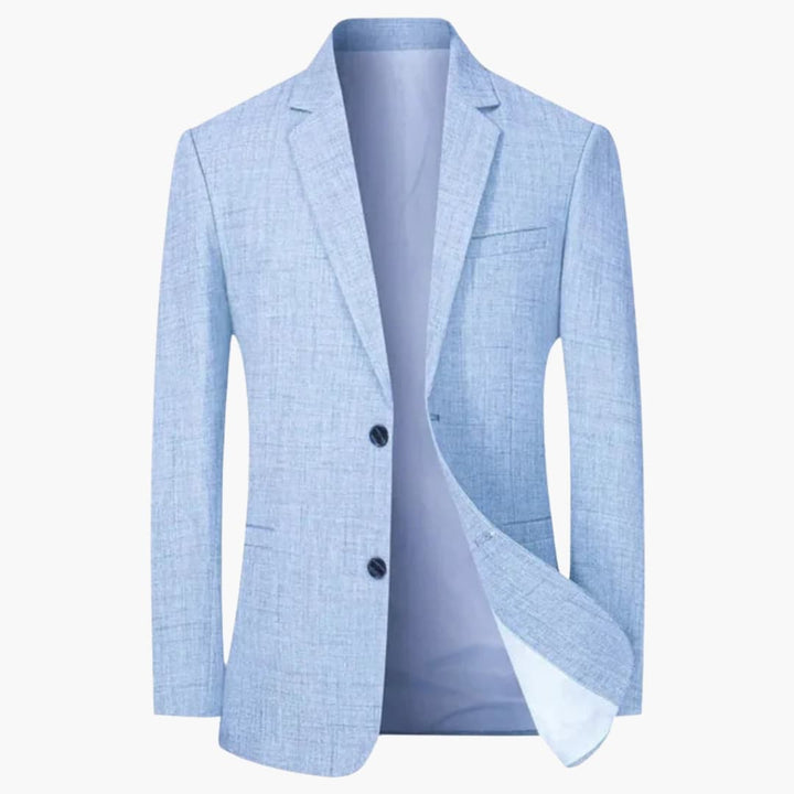 Herren Blazer mit Reverskragen und Zweiknopf-Verschluss