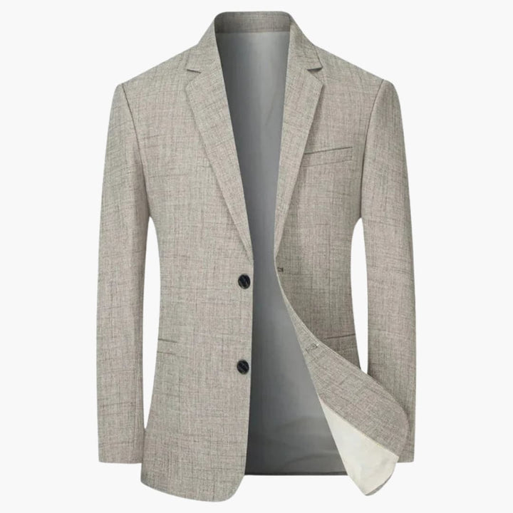 Herren Blazer mit Reverskragen und Zweiknopf-Verschluss