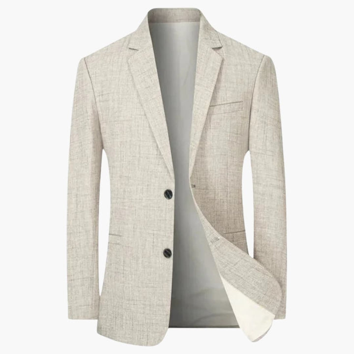 Herren Blazer mit Reverskragen und Zweiknopf-Verschluss