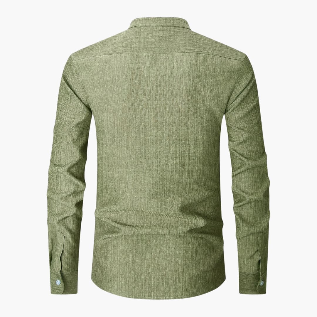 Herren Shirt mit Rundhalsausschnitt und Tasche