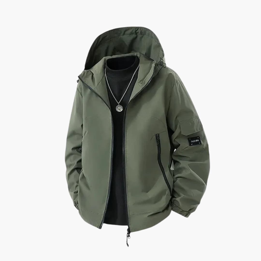 Herren Skijacke mit Kapuze