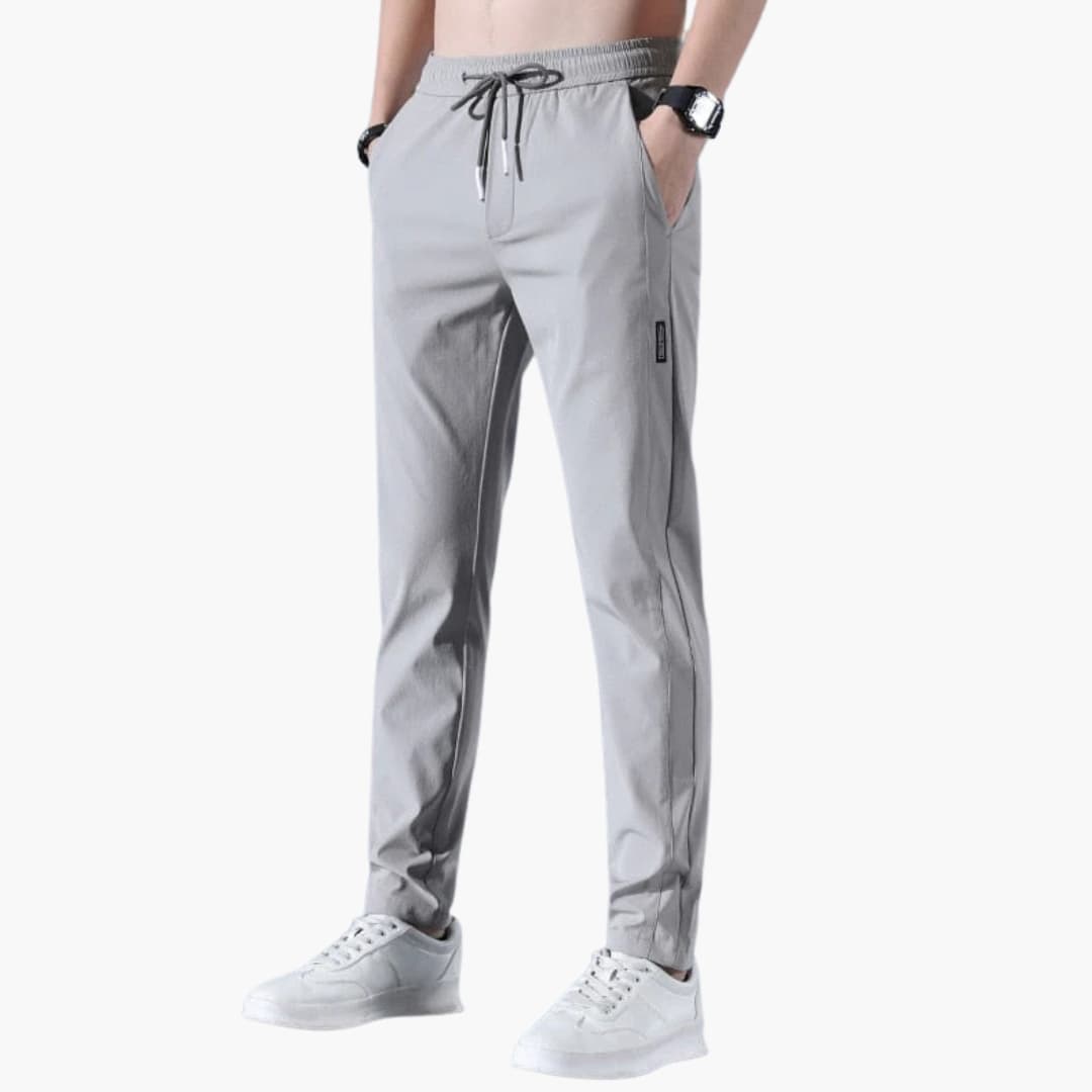 Herren Stretchhose mit Bund und geradem Bein