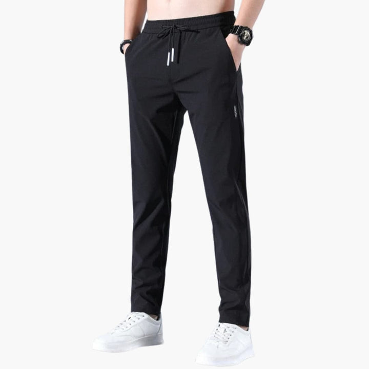 Herren Stretchhose mit Bund und geradem Bein