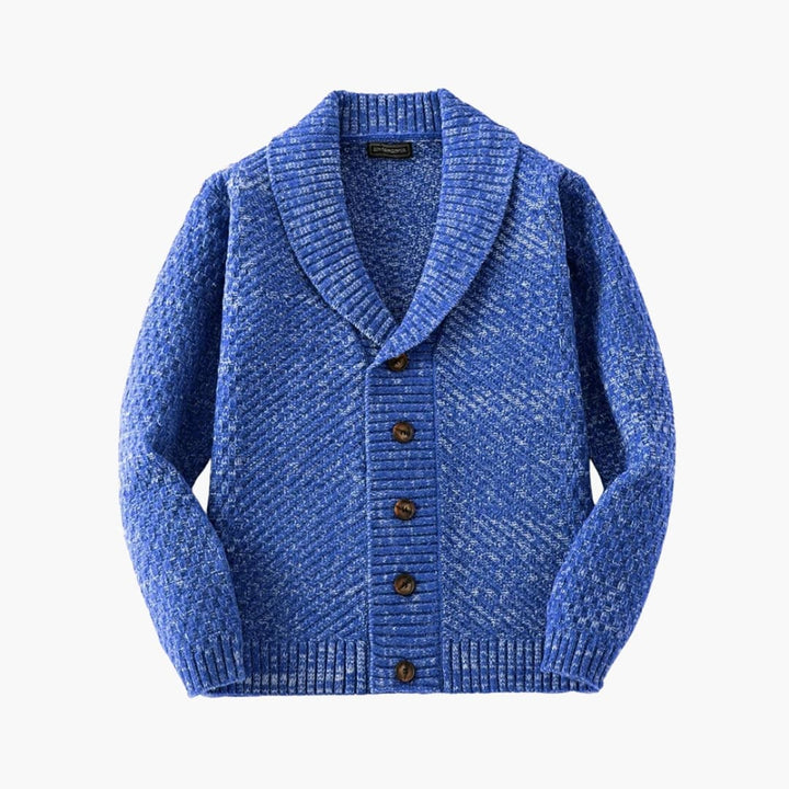 Herren Strickjacke mit Schalkragen