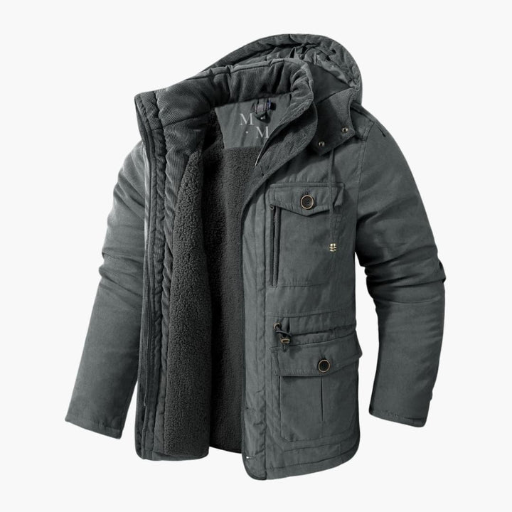 Herren Winterjacke mit Mehreren Taschen