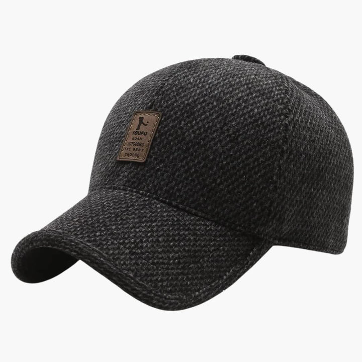 Herren Wintermütze mit Fleecefutter und Strickoberfläche