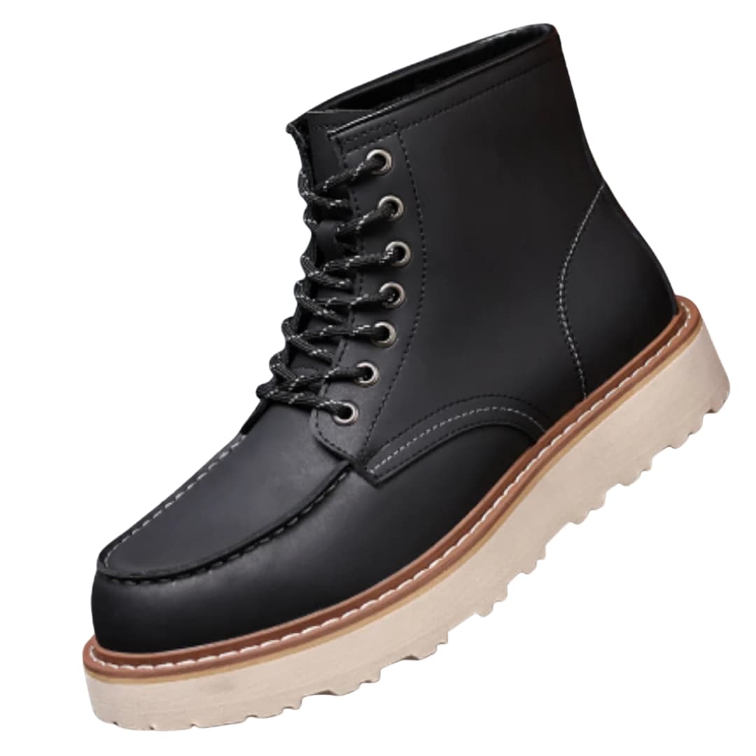 Herren Winterstiefel mit gepolstertem Schaft und Schnürverschluss