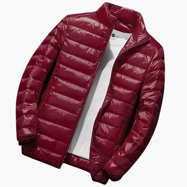 Herrenjacke mit Kapuze und langen Ärmeln