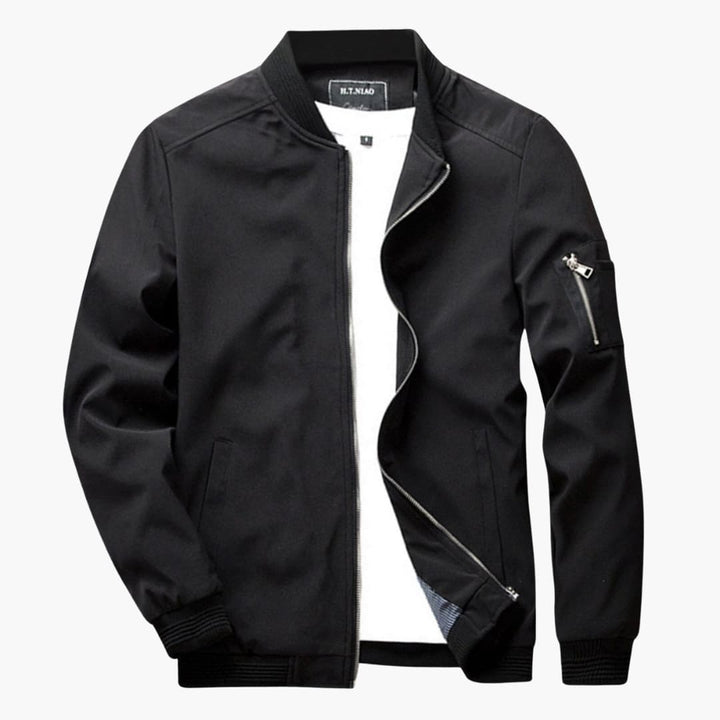 Herrenjacke mit Reißverschluss und zwei Seitentaschen