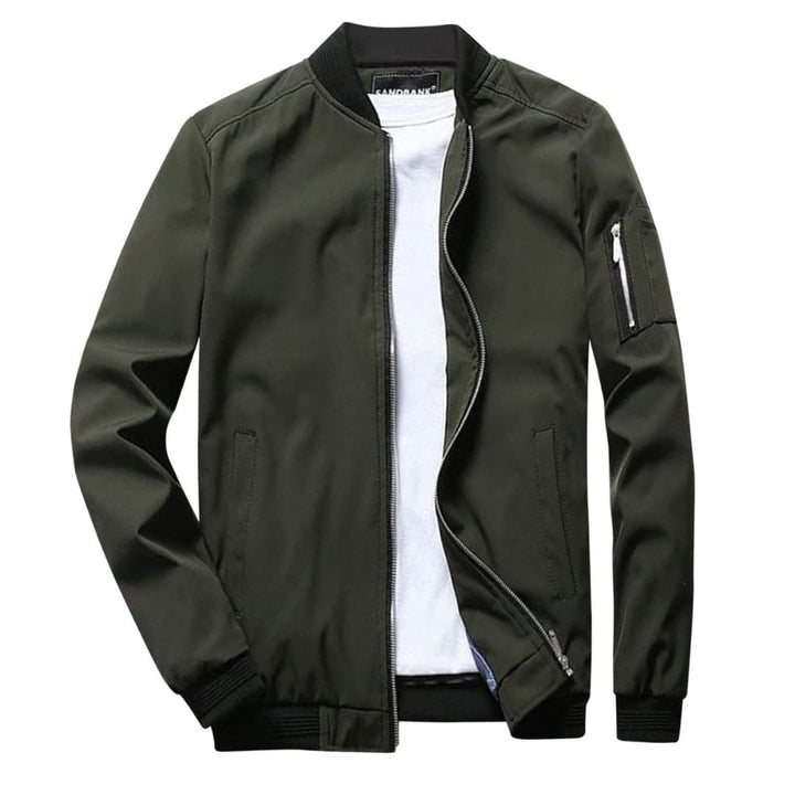 Herrenjacke mit Reißverschluss und zwei Seitentaschen
