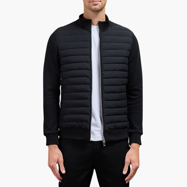 Herrenjacke mit Stehkragen und Bündchen
