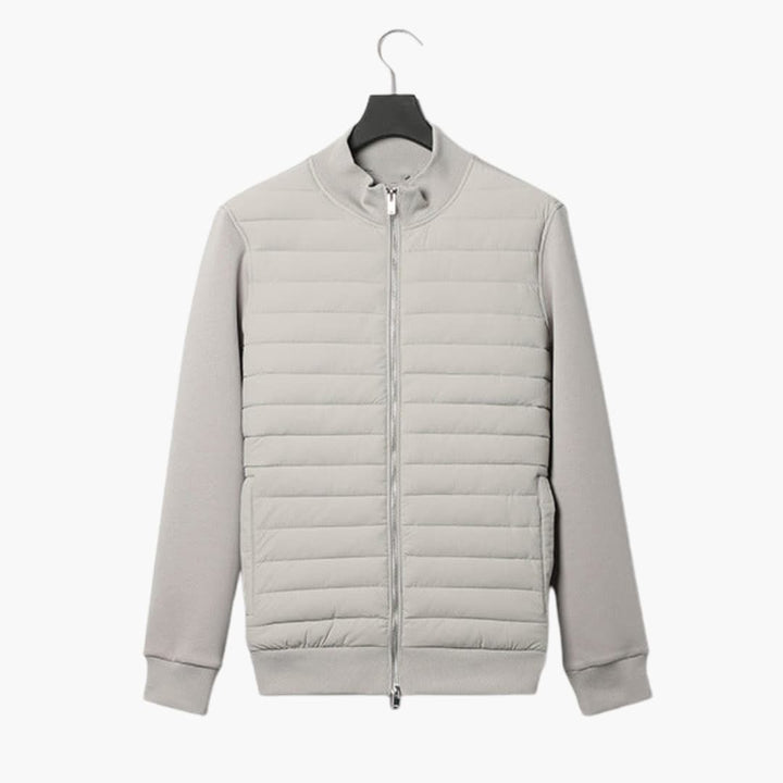 Herrenjacke mit Stehkragen und Bündchen