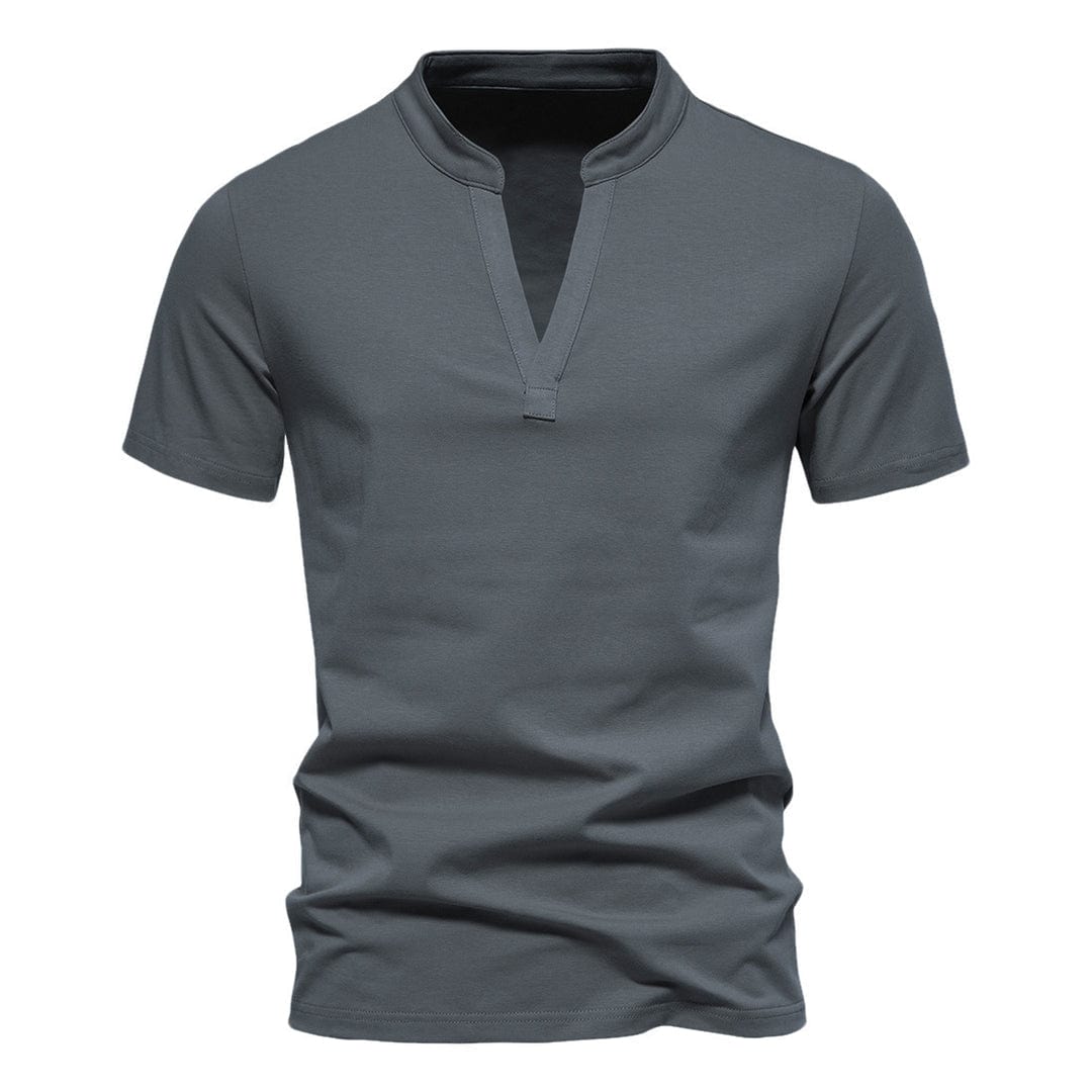 Premium V-Ausschnitt T-Shirt für Herren – lässig & bequem