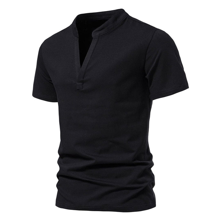 Premium V-Ausschnitt T-Shirt für Herren – lässig & bequem