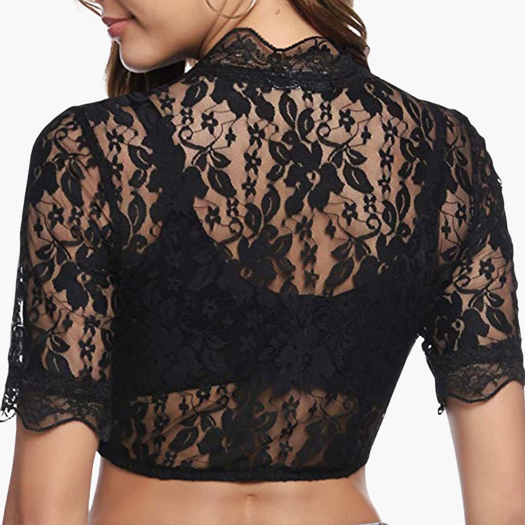 Spitzen Dirndl bluse für Damen - Oktoberfest 2025