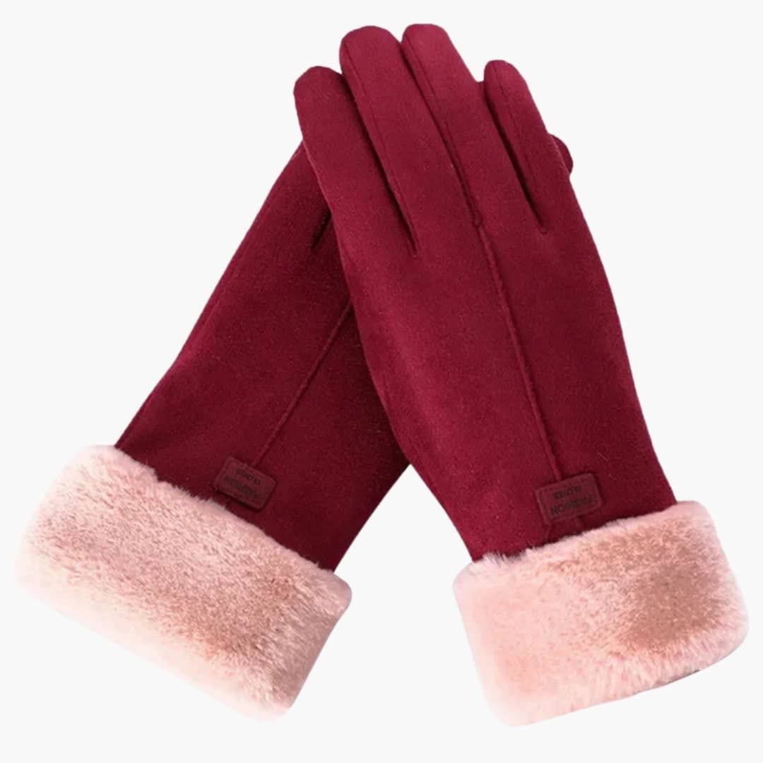 Unisex Fleecehandschuhe mit Touchfunktion und elastischen Bündchen