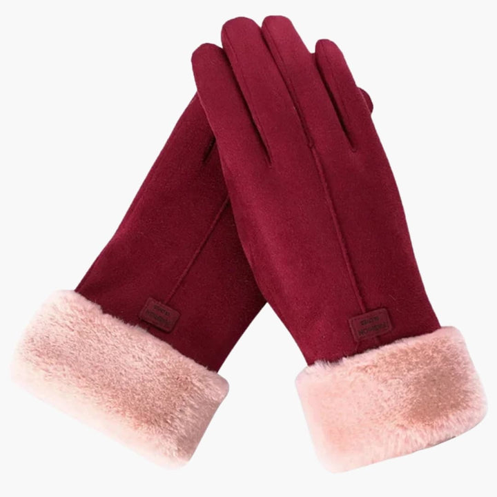 Unisex Fleecehandschuhe mit Touchfunktion und elastischen Bündchen