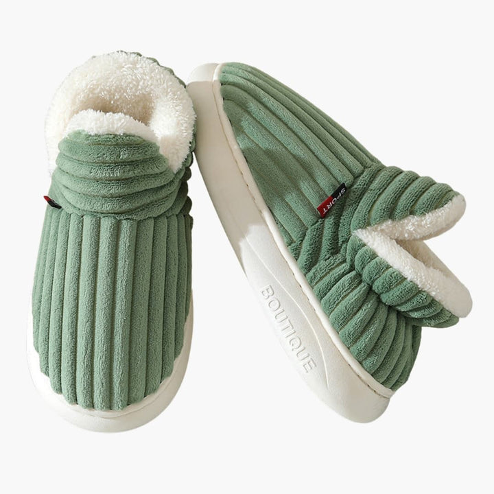 Unisex Hausschuhe mit hohem Schaft Plüschfutter