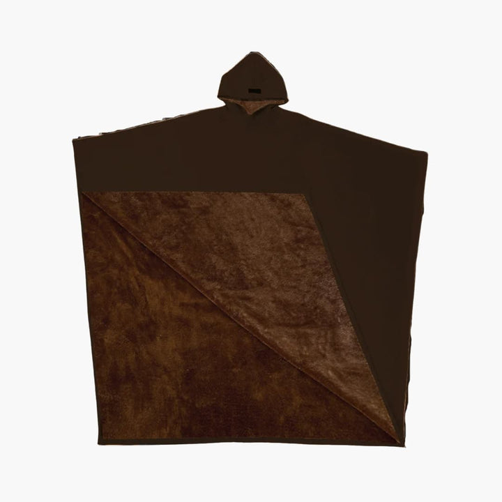 Unisex Poncho Decke mit Kapuze und weiter Passform
